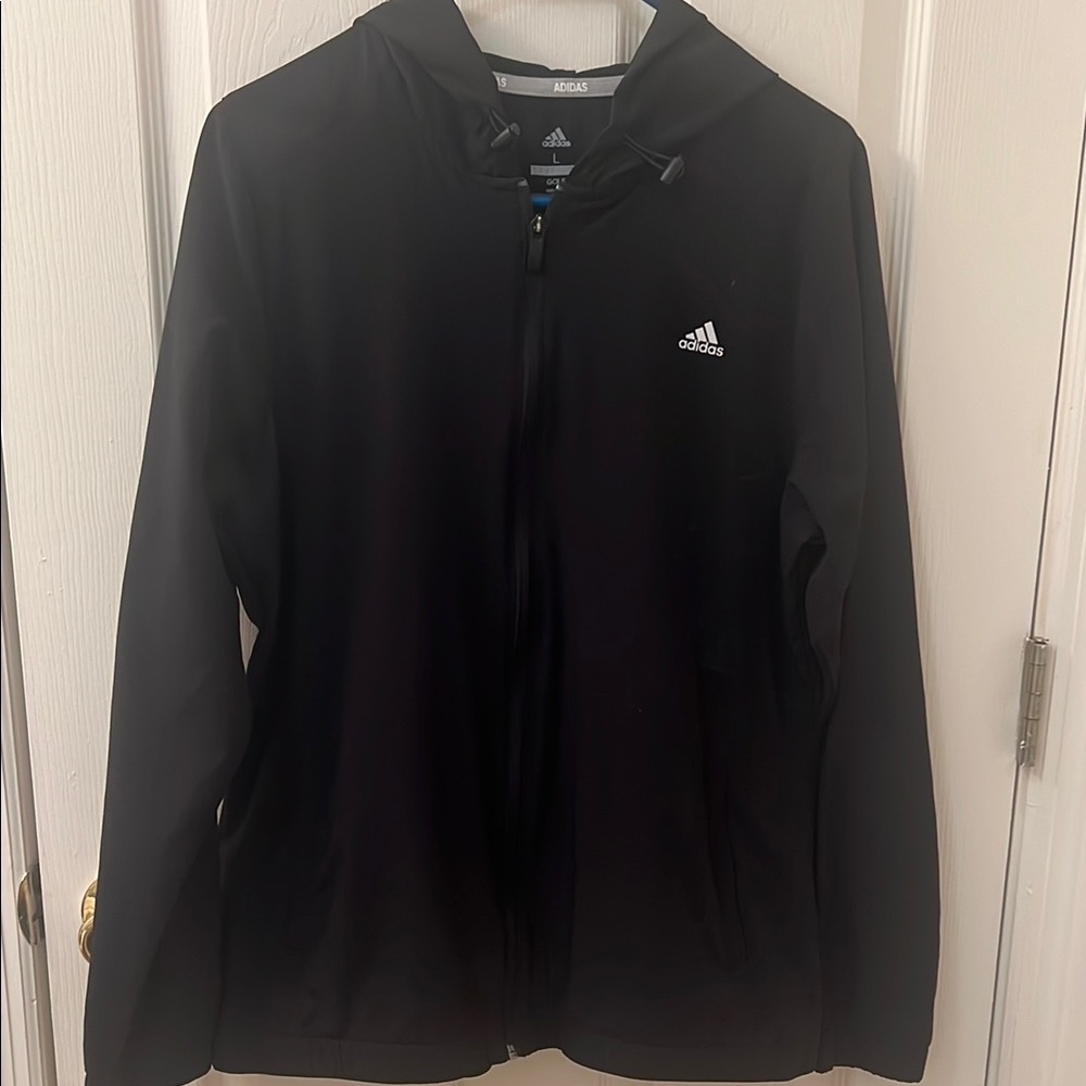 Adidas Black Hooded Jacket